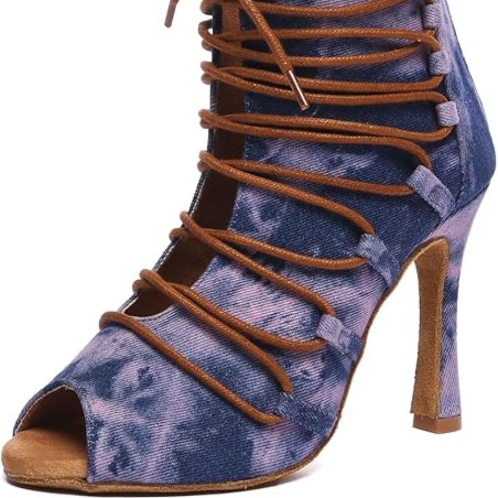 Women's Dance Boots Purple 7.5